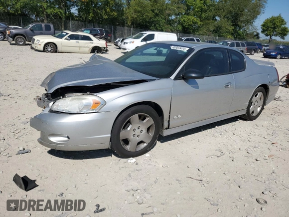 2006 Chevrolet Monte Carlo SS with VIN 2G1WL15C769424485, listed as a Copart auction lot 66903434 with 233,817 mi miles and Clean Title. Bid and sale history available at carsss.com. Image 1.