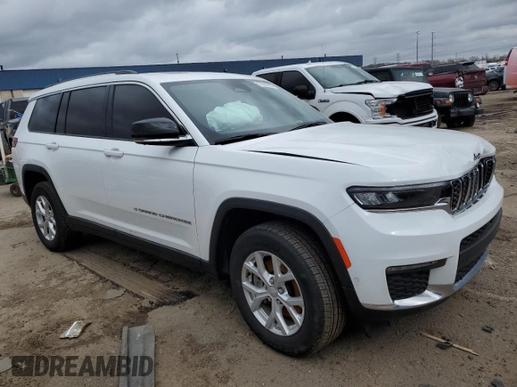 2023 Jeep Grand Cherokee Limited with VIN 1C4RJKBG3P8872839, listed as a Copart auction lot 51646765 with 13,191 mi miles and Salvage title. Bid and sale history available at DreamBid. Image 4.