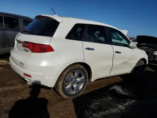 2007 Acura RDX with VIN 5J8TB18207A010584, listed as a Copart auction lot 46355435 with 111,676 mi miles and Salvage Title. Bid and sale history available at carsss.com. Image 3.