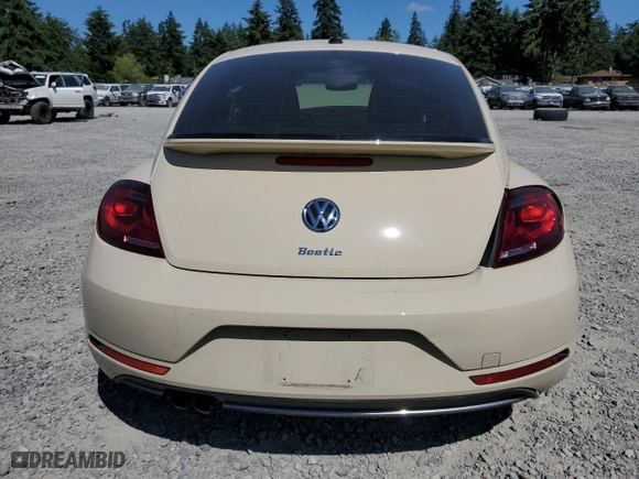 2019 Volkswagen Beetle S with VIN 3VWFD7AT3KM705288, listed as a Copart auction lot 61746364 with 0 mi miles and Salvage Title. Bid and sale history available at carsss.com. Image 6.