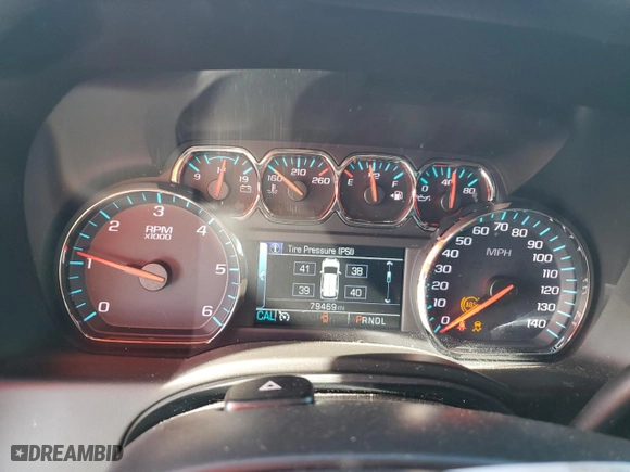 2018 Chevrolet Suburban LS with VIN 1GNSCGEC4JR383988, listed as a Copart auction lot 43199585 with 79,469 mi miles and Salvage Title. Bid and sale history available at carsss.com. Image 9.