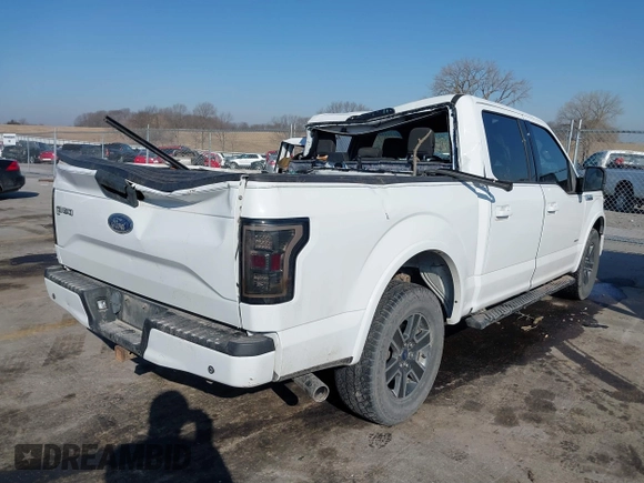 2015 Ford F-150 XLT with VIN 1FTEW1EP9FFB32292, listed as a IAAI auction lot 41787356 with 150,430 mi miles. Bid and sale history available at carsss.com. Image 4.