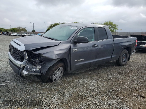2021 Toyota Tundra SR with VIN 5TFRY5F18MX276548, listed as a Copart auction lot 55642695 with 90,413 mi miles and Salvage title. Bid and sale history available at DreamBid. Image 1.