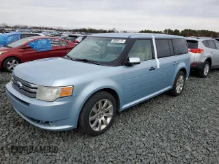 2009 Ford Flex Limited with VIN 2FMDK53C69BA37026, listed as a Copart auction lot 50099175 with 180,639 mi miles and Salvage Title. Bid and sale history available at carsss.com. Image 1.
