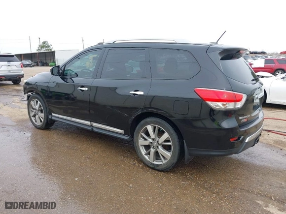 2014 Nissan Pathfinder Platinum with VIN 5N1AR2MN9EC646084, listed as a IAAI auction lot 41741038 with 211,525 mi miles. Bid and sale history available at carsss.com. Image 3.