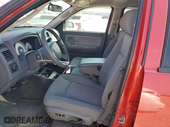 2007 Dodge Dakota SLT with VIN 1D7HE48K57S204816, listed as a Copart auction lot 44416135 with 138,552 mi miles and Salvage Title. Bid and sale history available at carsss.com. Image 7.