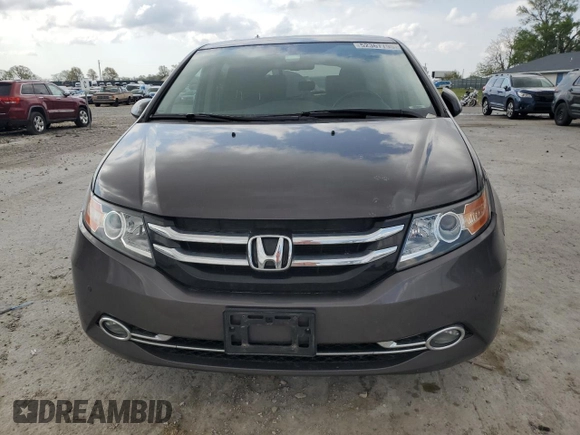2016 Honda Odyssey Touring Elite с VIN 5FNRL5H99GB090100, выставлен на аукционе Copart как лот 52367795 с пробегом 60 615 миль миль и Списание • Salvage title. История ставок и продаж доступна на DreamBid. Изображение 5.