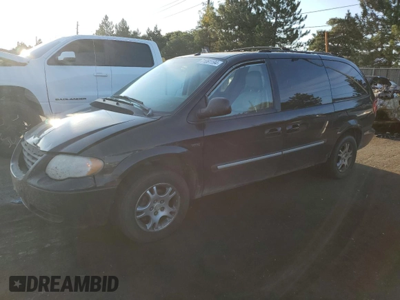 2007 Chrysler Town & Country LWB Touring with VIN 2A4GP54L97R273668, listed as a Copart auction lot 71061194 with 204,820 mi miles and Non Repairable. Bid and sale history available at carsss.com. Image 1.