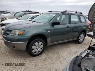 2004 Mitsubishi Outlander LS with VIN JA4LX31F54U003188, listed as a Copart auction lot 75200424 with 0 mi miles and Non Repairable. Bid and sale history available at carsss.com. Image 1.
