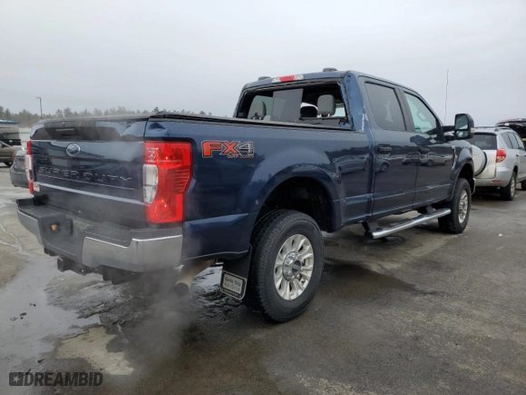 2020 Ford Super Duty F-250 SRW XL with VIN 1FT7W2BN0LEE55519, listed as a Copart auction lot 47649875 with 50,303 mi miles and Salvage Title. Bid and sale history available at carsss.com. Image 3.