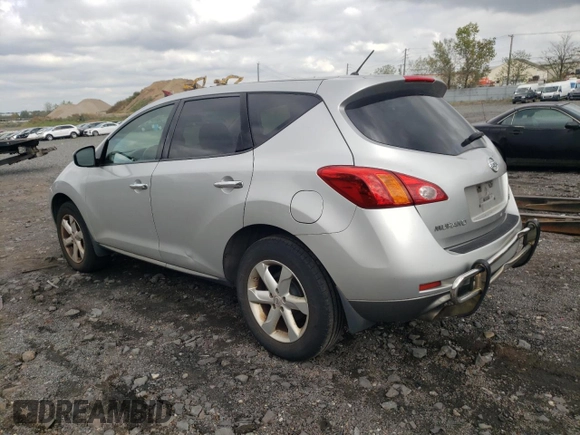 2009 Nissan Murano LE with VIN JN8AZ18W29W126125, listed as a Copart auction lot 74072504 with 167,396 mi miles and Salvage Title. Bid and sale history available at carsss.com. Image 2.