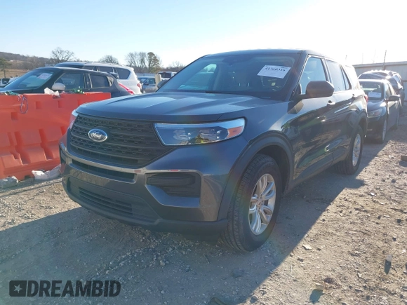 2020 Ford Explorer with VIN 1FMSK8BH4LGB30956, listed as a IAAI auction lot 41360316 with 74,609 mi miles. Bid and sale history available at carsss.com. Image 17.