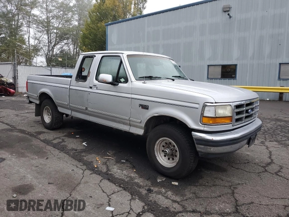 1992 Ford F-150 with VIN 1FTEX14H2NKB15766, listed as a Copart auction lot 77137644 with Not Provided miles and Salvage Title. Bid and sale history available at DreamBid. Image 4.