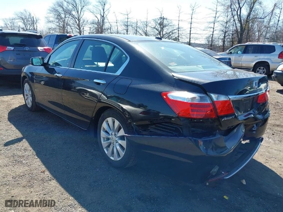 2015 Honda Accord Sedan EX-L with VIN 1HGCR2F80FA020958, listed as a IAAI auction lot 41834824 with 118,796 mi miles. Bid and sale history available at carsss.com. Image 3.
