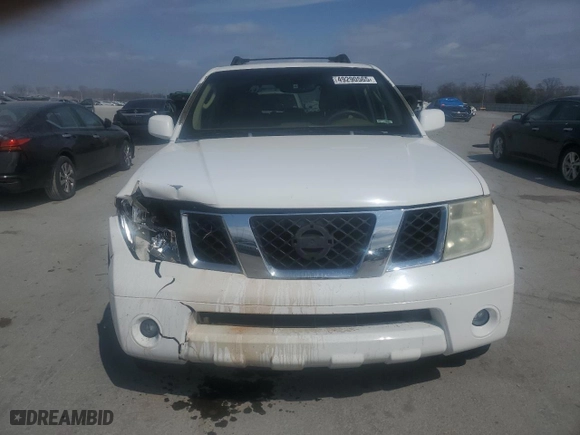 2005 Nissan Pathfinder LE with VIN 5N1AR18U15C713109, listed as a Copart auction lot 49290565 with 220,778 mi miles and Clean Title. Bid and sale history available at carsss.com. Image 5.