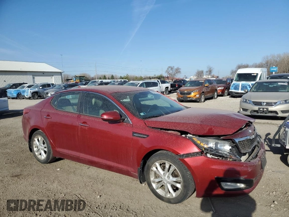 2013 Kia Optima EX with VIN 5XXGN4A79DG221796, listed as a Copart auction lot 49491285 with 106,145 mi miles and Salvage Title. Bid and sale history available at carsss.com. Image 4.