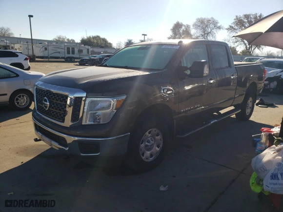 2017 Nissan Titan XD S with VIN 1N6BA1F31HN528221, listed as a Copart auction lot 83918874 with NaN miles and Salvage Title. Bid and sale history available at carsss.com. Image 1.