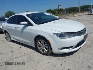 2015 Chrysler 200 Limited with VIN 1C3CCCAB4FN742102, listed as a IAAI auction lot 41980765 with 160,067 mi miles. Bid and sale history available at carsss.com. Image 1.