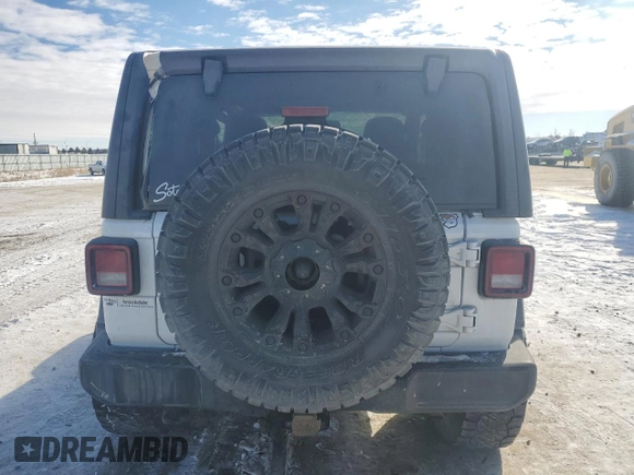 2020 Jeep Wrangler Sport S with VIN 1C4GJXAN7LW155533, listed as a Copart auction lot 44885625 with 40,045 mi miles and Salvage title. Bid and sale history available at DreamBid. Image 6.