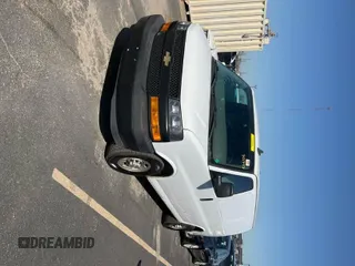 2020 Chevrolet Express Cargo Van with VIN 1GCWGAFGXL1229039, listed as a IAAI auction lot 41964431 with 106,465 mi miles. Bid and sale history available at carsss.com. Image 1.