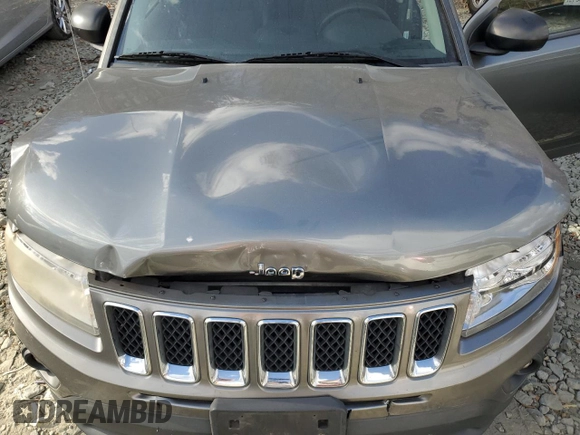 2013 Jeep Compass Sport with VIN 1C4NJCBB1DD283493, listed as a Copart auction lot 77812834 with 251,660 mi miles and Salvage Title. Bid and sale history available at carsss.com. Image 12.