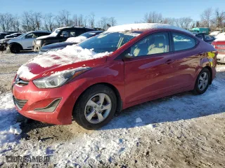 2015 Hyundai Elantra Limited with VIN KMHDH4AE8FU291338, listed as a Copart auction lot 87076114 with 56,494 mi miles and Salvage Title. Bid and sale history available at carsss.com. Image 1.
