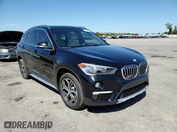 2017 BMW X1 sDrive28i with VIN WBXHU7C38H5H35075, listed as a Copart auction lot 44896793 with 78,172 mi miles. Bid and sale history available at carsss.com. Image 12.