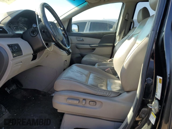 2012 Honda Odyssey EX-L with VIN 5FNRL5H69CB141594, listed as a Copart auction lot 55422115 with 181,745 mi miles and Salvage Title. Bid and sale history available at DreamBid. Image 7.