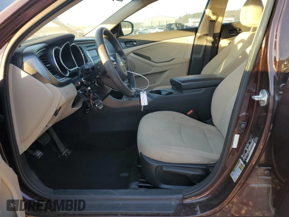 2015 Kia Optima LX with VIN 5XXGM4A79FG465938, listed as a Copart auction lot 86709094 with 113,337 mi miles and Salvage title. Bid and sale history available at DreamBid. Image 7.