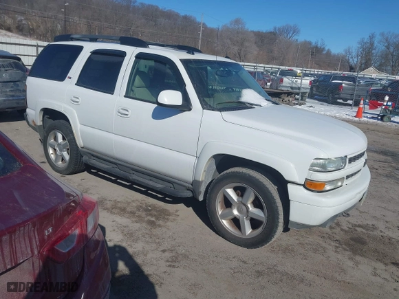 2005 Chevrolet Tahoe Z71 with VIN 1GNEK13T75R102269, listed as a IAAI auction lot 41633323 with 153,759 mi miles. Bid and sale history available at carsss.com. Image 1.