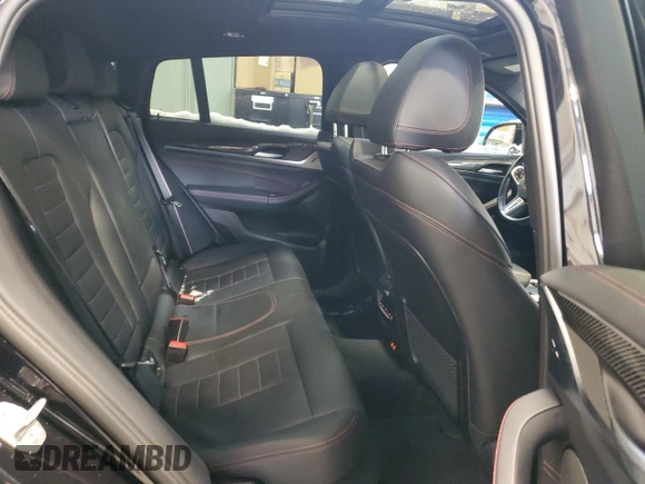 2023 BMW X4 M40i with VIN 5UX43DT0XP9P34421, listed as a Copart auction lot 44018155 with 28,544 mi miles and Salvage Title. Bid and sale history available at carsss.com. Image 11.
