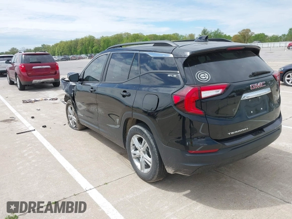 2022 GMC Terrain SLE with VIN 3GKALMEV4NL274386, listed as a IAAI auction lot 42205178 with 88,126 mi miles and . Bid and sale history available at DreamBid. Image 3.