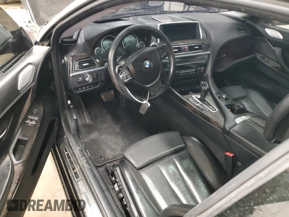 2013 BMW 6 Series 650i with VIN WBAYM9C58DDW20299, listed as a Copart auction lot 80785584 with Not Provided miles and Salvage Title. Bid and sale history available at carsss.com. Image 8.