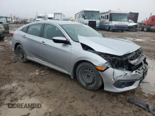 2017 Honda Civic Sedan LX with VIN 19XFC2F6XHE021434, listed as a Copart auction lot 46477715 with 119,343 mi miles and Salvage Title. Bid and sale history available at carsss.com. Image 4.