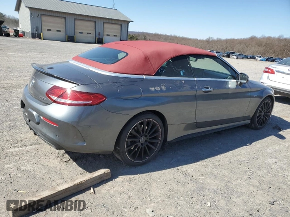 2018 Mercedes-Benz C 43 AMG with VIN WDDWK6EB5JF672965, listed as a Copart auction lot 47957245 with 23,535 mi miles and Salvage title. Bid and sale history available at DreamBid. Image 3.