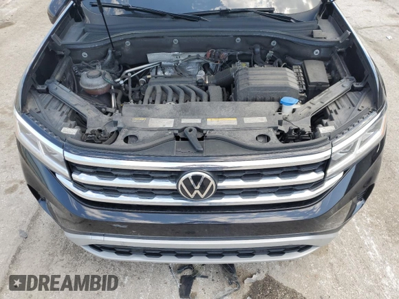 2022 Volkswagen Atlas SEL with VIN 1V2BE2CA4NC206923, listed as a Copart auction lot 54386495 with 73,133 mi miles and Salvage title. Bid and sale history available at DreamBid. Image 12.