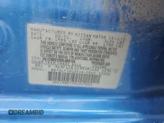 2021 Nissan Versa SV with VIN 3N1CN8EV3ML869155, listed as a Copart auction lot 57841325 with 82,711 mi miles and Salvage title. Bid and sale history available at DreamBid. Image 13.