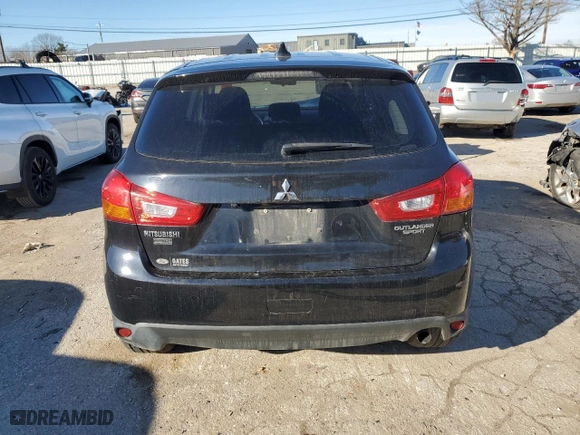 2017 Mitsubishi Outlander Sport ES 2.0 with VIN JA4AR3AU5HZ039116, listed as a Copart auction lot 85960124 with 0 mi miles and Salvage Title. Bid and sale history available at carsss.com. Image 6.