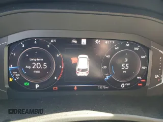 2020 Volkswagen Atlas SEL with VIN 1V2ME2CA9LC229328, listed as a Copart auction lot 83252054 with 75,278 mi miles and Salvage title. Bid and sale history available at DreamBid. Image 9.