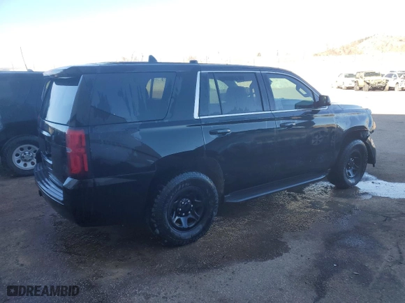 2016 Chevrolet Tahoe Commercial with VIN 1GNSKDEC0GR281629, listed as a Copart auction lot 45089465 with 166,485 mi miles and Clean Title. Bid and sale history available at carsss.com. Image 3.