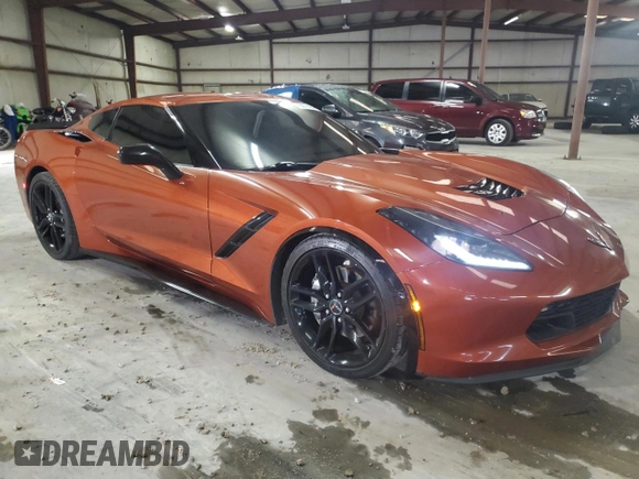 2015 Chevrolet Corvette 1LT with VIN 1G1YB2D75F5117898, listed as a Copart auction lot 70979084 with 90,638 mi miles and Non Repairable. Bid and sale history available at carsss.com. Image 4.