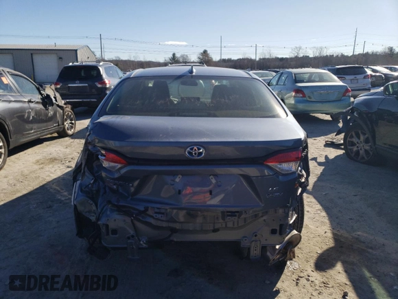 2025 Toyota Corolla Hybrid LE with VIN JTDBDMHE5S3017138, listed as a Copart auction lot 88655055 with 342 mi miles and Salvage Title. Bid and sale history available at carsss.com. Image 6.