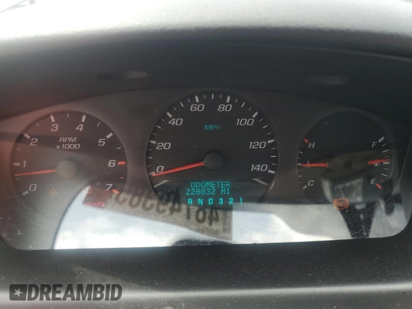 2008 Chevrolet Impala LS with VIN 2G1WB58K381295059, listed as a Copart auction lot 48749385 with 228,832 mi miles and Salvage Title. Bid and sale history available at DreamBid. Image 9.