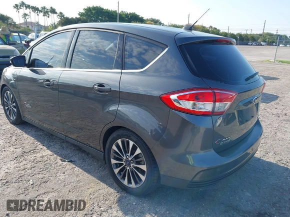 2017 Ford C-Max Energi Titanium with VIN 1FADP5FU9HL117693, listed as a IAAI auction lot 42059763 with 86,827 mi miles. Bid and sale history available at carsss.com. Image 3.
