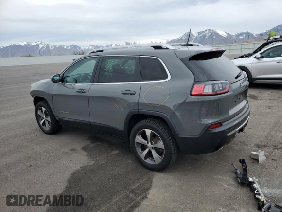 2020 Jeep Cherokee Limited with VIN 1C4PJMDN7LD624741, listed as a Copart auction lot 50826765 with 63,750 mi miles and Salvage title. Bid and sale history available at DreamBid. Image 2.