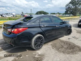 2012 Hyundai Sonata Limited with VIN 5NPEC4AB9CH487419, listed as a Copart auction lot 65476983 with Not Provided miles and Salvage Title. Bid and sale history available at DreamBid. Image 3.