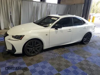 2020 Lexus IS with VIN JTHGA1D28L5103492, listed as a Copart auction lot 86063184 with 54,820 mi miles and Salvage Title. Bid and sale history available at carsss.com. Image 1.