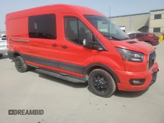 2023 Ford Transit with VIN 1FTBW2DG9PKA39789, listed as a Copart auction lot 48211725 with 52,974 mi miles and Salvage Title. Bid and sale history available at DreamBid. Image 4.