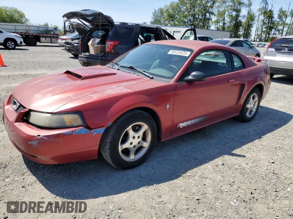2003 Ford Mustang Standard с VIN 1FAFP40443F377129, выставлен на аукционе Copart как лот 59224525 с пробегом 121 327 миль миль и Чистый • Clean title. История ставок и продаж доступна на DreamBid. Изображение 1.
