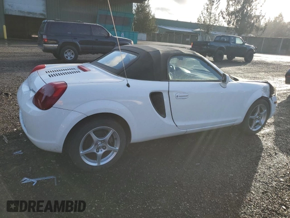 2002 Toyota MR2 z VIN JTDFR320720050590, wystawiony jako Copart lot #46651395 z przebiegiem 155 998 mil mil oraz Szkoda całkowita • Salvage title. Historia ofert i sprzedaży dostępna na DreamBid. Obrazek 3.